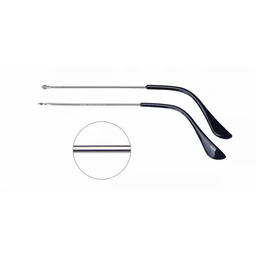 Eyeglass replacement temple arms silver