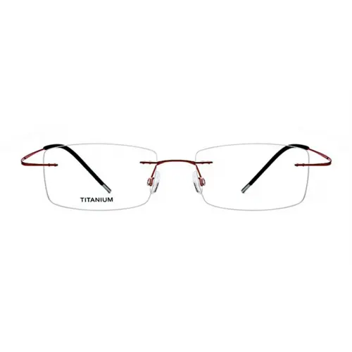 titanium rimless eyeglasses
