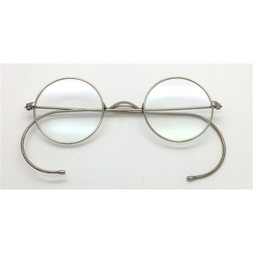 Golden Cable Temples Glasses for Men 41mm 