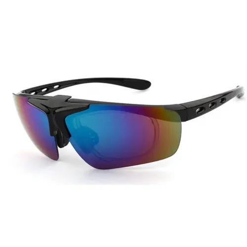 Colored Lenses Prescription Cycling Sunglasses-diagonal