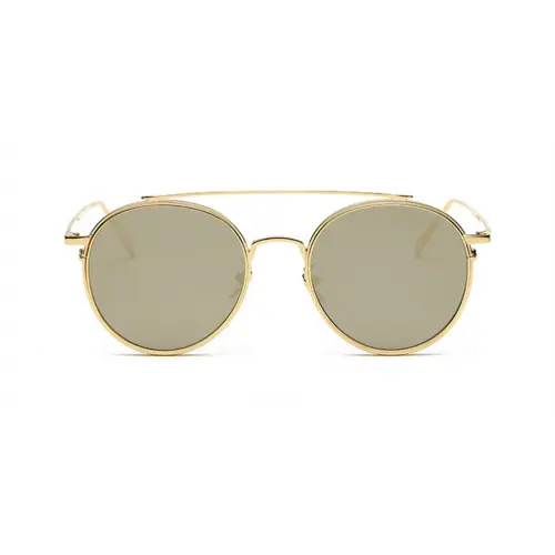 Hipster Frames of Golden Avaitor Glasses