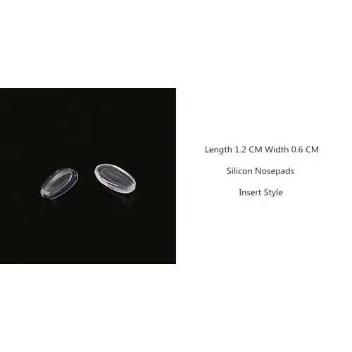 Non-Slip Silicone Nose Pad for Eyeglasses  Length 1.2cm  Width 0.6cm