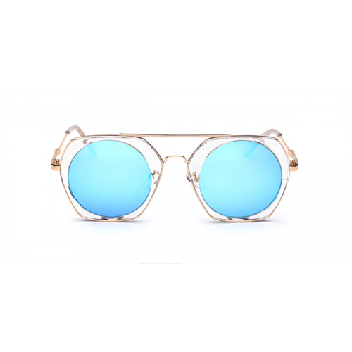 Clear Hexagon Hipster Frames for Sunglasses