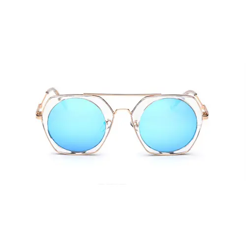 Clear Hexagon Hipster Frames for Sunglasses