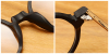 Round glasses for men Woodgrain Black Brown-d