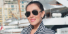 aviator eyeglasses silver  front