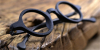 Super Small Round glasses for men Black Woodgrain-d