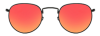 Round glasses with golden frame 