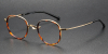 Tortoise Saddle Bridge Titanium Frames for High Prescriptions