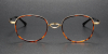 Tortoise Saddle Bridge Titanium Frames for High Prescriptions