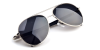 aviator eyeglasses-silver-closed