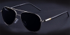 aviator eyeglasses-silver-ackground