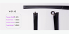 Eyeglasses temple for eyeglasses replacement 5.0 mm width
