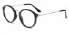 Browline Round Glasses