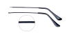 Eyeglass replacement temple arms