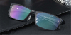 No line bifocals reading glasses, Black Titanium Alloy Frame-3
