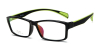 no line bifocals reading glasses, Black & Green