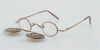 Hipster Small Sunglassess, Brown Frame-d