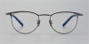 Round Browline Titanium Glasses for a Narrow Forehead