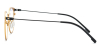 Round Browline Titanium Glasses