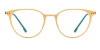 Round Browline Titanium Glasses