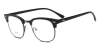 Discount no line bifocals reading glasses, Black