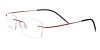 titanium rimless eyeglasses-l