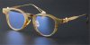 Buffalo Horn Glasses -Natural Horn Glasses -Titanium Temple-925 Silver Adornment