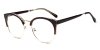 Prescription Round Cat Eye Glasses, Brown Frame