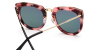 Oversized Prescription Sunglasses Floral Frame