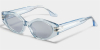 Wide Temple Colorful Clear Glasses