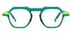 Prescription Colorful Acetate Clear Glasses