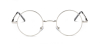Discount round glasses for men, Retro Silver