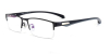 Computer glasses blue light protective, Black Titanium Alloy Frame
