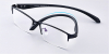 Computer glasses blue light protective, Black Titanium Alloy Frame