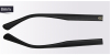 Double tooth eyeglasses temple-lateral