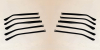 Eyeglasses temple for eyeglasses sample