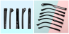 Eyeglasses temple for eyeglasses repair-s