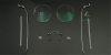 Round Glasses for Men, Manual custom made frameless glasses -8