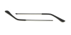 Eyeglass replacement temple arms black color