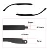 Eyeglasses replacement temple arms, 5-7.5 mm width
