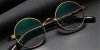 Small Round Titanium High Prescription Glasses Frames - Japanese Style