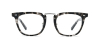 Marble Pattern Acetate Rectangular Eyeglasses 
