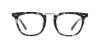 Marble Pattern Acetate Rectangular Eyeglasses 