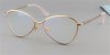 Glasses for Oval Face, Hipster glasses, Cat Eye, Golden