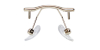 Glasses Bridge for Rimless Glasses, Silver