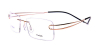 itanium Frames Golden Twin Temples for Frameless Glasses-l
