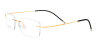 golden rimless eyeglasses-l