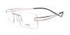 itanium Frames Golden Twin Temples for Frameless Glasses-l