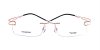 itanium Frames Golden Twin Temples for Frameless Glasses